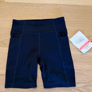 Athleta girl Navy Bike Shorts